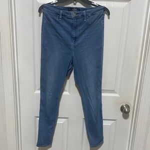 Hollister Women's Skinny Jeans - Blue